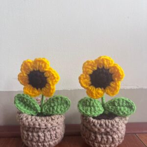 Sunflower pot